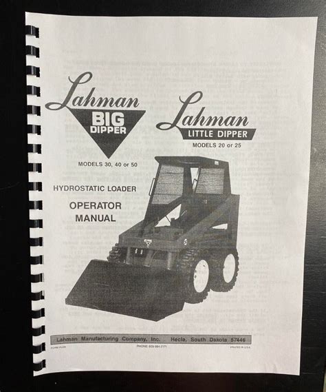 lahman skid steer hyd fluid|lahman little dipper manual.